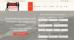Desktop Screenshot of prioritymovingservices.com